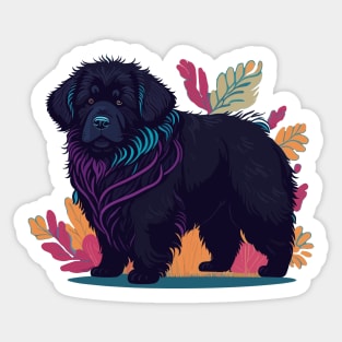 Newfoundland Portrait Sticker